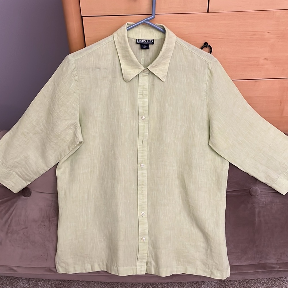Lands’ End Button Down Top